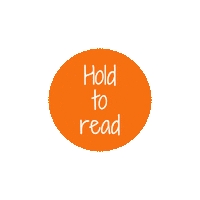 Hold To Read Sticker by NJOY Support