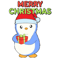 Merry Christmas Sticker by Pudgy Penguins