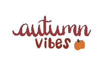 Designedbymarianne fall autumn pumpkin autumn vibes Sticker