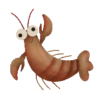 Shrimp Love Sticker