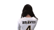 Woman Wink Sticker by UNCP Braves Athletics