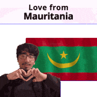 Mr Mauritania Sticker