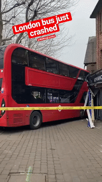 Injuries Reported as London Bus Crashes Into Store
