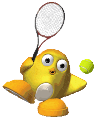 sportunion tennis union maskottchen tennisball Sticker