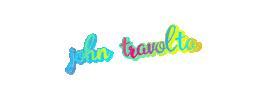 text celebrity wordart john travolta Sticker
