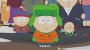 happy kyle broflovski GIF by South Park 