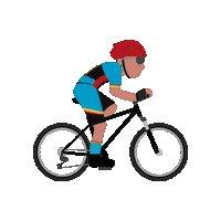 movimento-pedal Ciclista movimento pedal ciclista movimento pedal Sticker