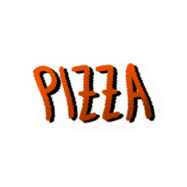 Pizza Eat Sticker