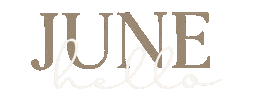June Hello Sticker