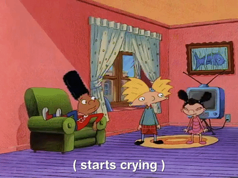 hey arnold nick splat GIF