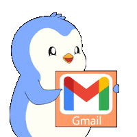 Looking Google Chrome Sticker by Pudgy Penguins