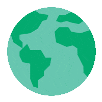 Earth Sticker by US Youth Climate Strike