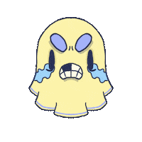 SPELLPOWERGAME games crying ghost wsagames Sticker