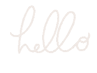 TheKindWay hello hi white line Sticker