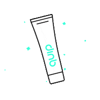 kids brushing Sticker by quip