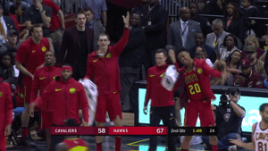 dennis schroder atl GIF by NBA