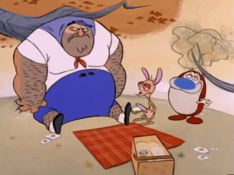 ren and stimpy nicksplat GIF