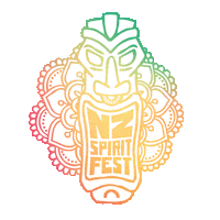 nzspirit green festival purple owl Sticker