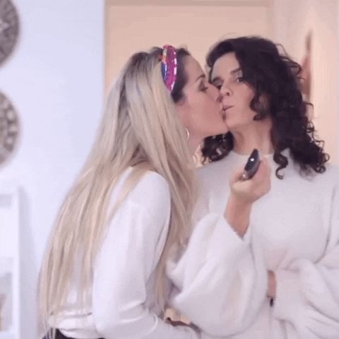 ValenySofi giphyupload tv kiss lgbt GIF