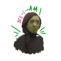 Cynthia Erivo Elphaba Sticker by Espelho