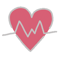 Heart Wave Sticker