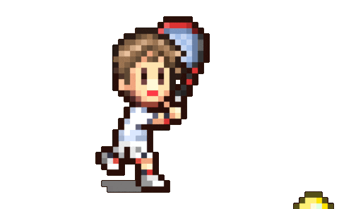 Tennis Player Sticker