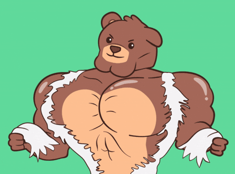 Teddy Bear Fun GIF by BEARISH