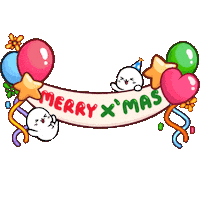 Celebrate Merry Christmas Sticker by Sappy Seals