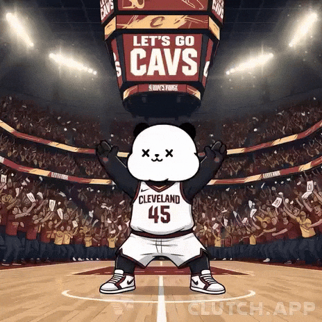 Nba Playoffs Panda GIF by Kanpai Pandas