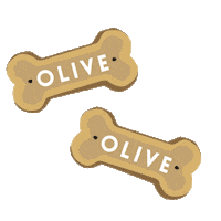 Dog Biscuit Dogs Sticker by Olive Dog Salons