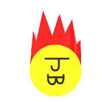 Fire Smile Sticker by Juan Billy