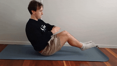 TomFivebyFive giphyupload russian twist ab exercise core exercise GIF