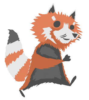 clevendeavgames run red panda uch ultimate chicken horse Sticker