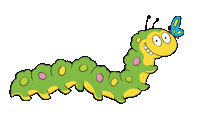 Official_colinthecaterpillar easter colin mands colin the caterpillar Sticker
