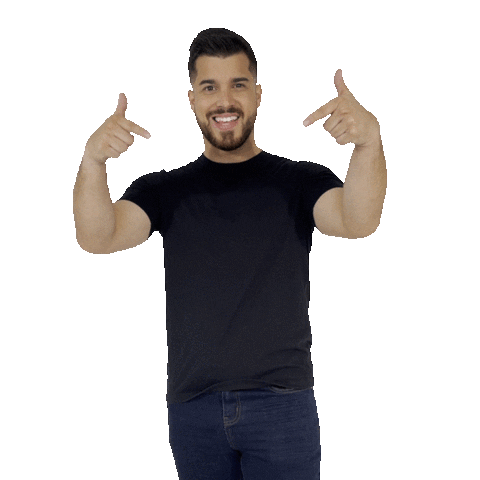 alexquin here tap click guy Sticker