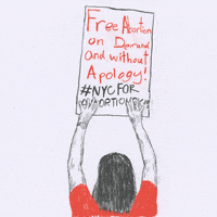 nycDSA abortion socialism abortion rights reproductive justice GIF