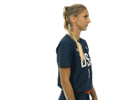 Serious Team Usa Sticker by USA Softball