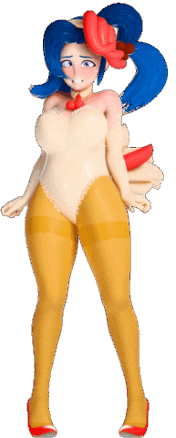 Awkward Anime Girl Sticker