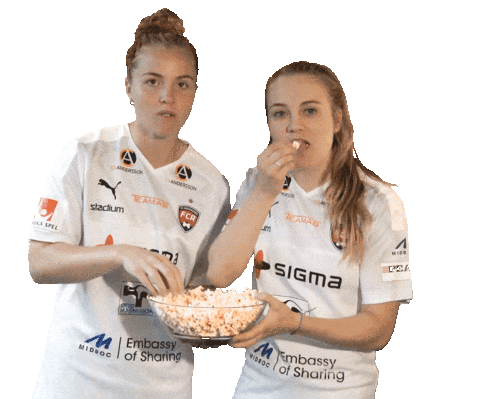 Football Popcorn Sticker by FC Rosengard