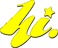 Hello Sticker by Lauren Sanderson