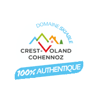 station-crestvolandcohennoz authentique valdarly cohennoz crestvoland Sticker