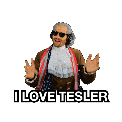 Tesla Tesler Sticker