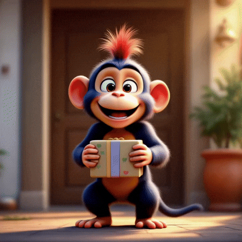 Happy Surprise GIF by glimbop