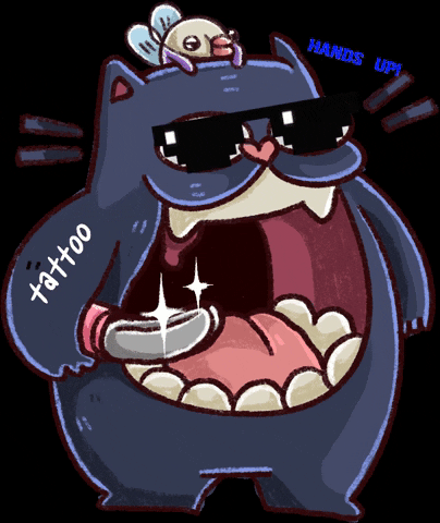 Dwarf-Factory cat cats knife handsup GIF