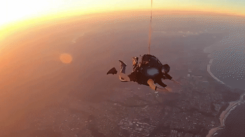 skydiveaus giphygifmaker jump fly adventure GIF