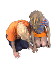 T-Rex Crying Sticker by forgood music