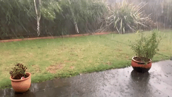 Powerful Thunderstorm Brings Hail and Heavy Rain to Geelong, Victoria