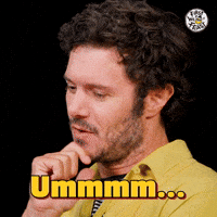 Pondering Chicken Wings GIF by First We Feast