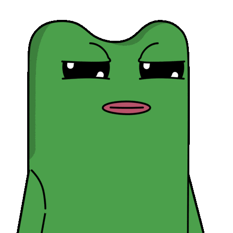Suspicious Stare Sticker by fwogs