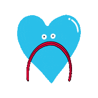 Sad Heart Sticker